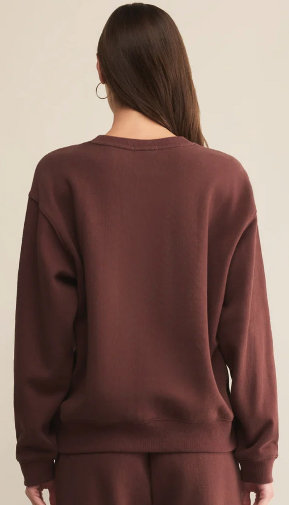 Boyfriend Cotton Sweatshirt