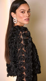 Rosette Embroidered Cover Up