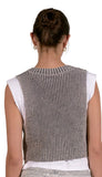 Sleeveless Sweater Layered