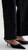 Saige Wide Leg-Mid Rise Fit - BeBop