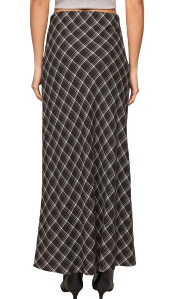 Europa Plaid Skirt