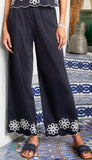 Scallop Drawstring Pants