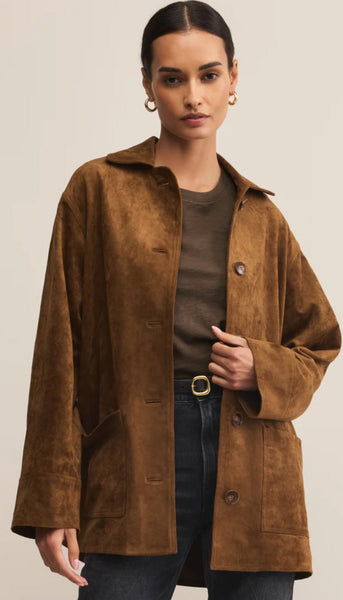 Decker Suede Chore Jacket