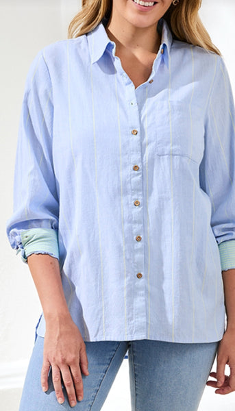 Long Sleeve Button Front Shirt