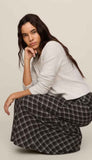 Europa Plaid Skirt