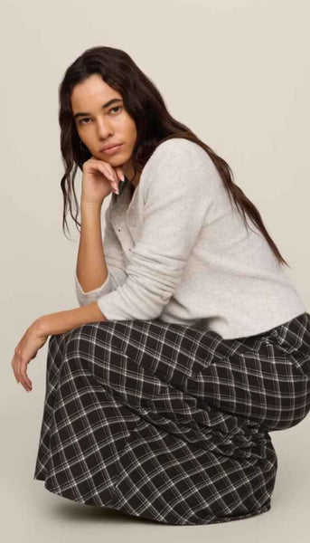 Europa Plaid Skirt
