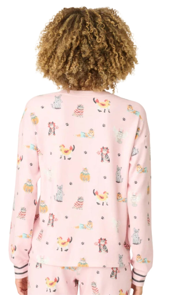 Long Sleeve Feline Spooky