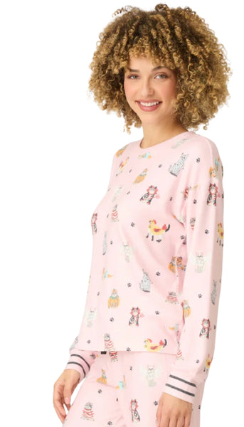Long Sleeve Feline Spooky