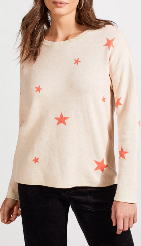 Turtleneck Intarsia Sweater