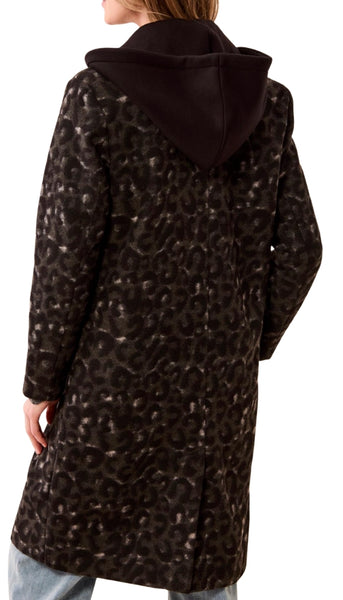 Car Coat With Removable Hood