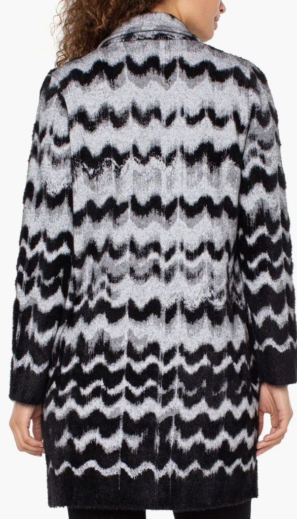 Long Sleeve Open Front Sweater Coat