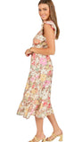 Floral Dunes Midi Dress
