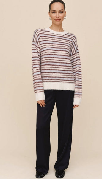 Striped Crew Neck Sweater