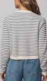 Amber Stripe Crop Cardigan