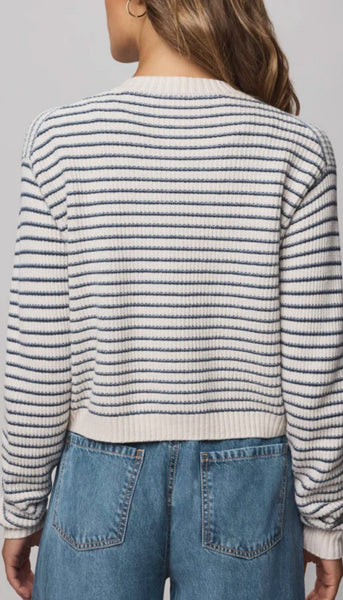 Amber Stripe Crop Cardigan