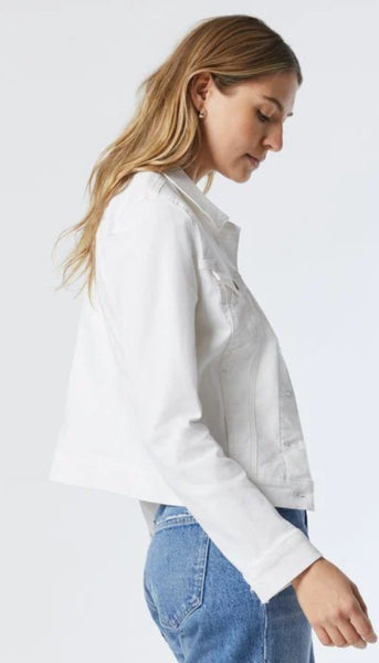 Samantha Denim Jacket - White
