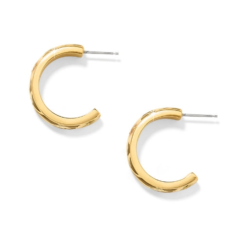 Botanique Butterfly Gold Hoop Earrings