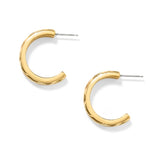 Botanique Butterfly Gold Hoop Earrings