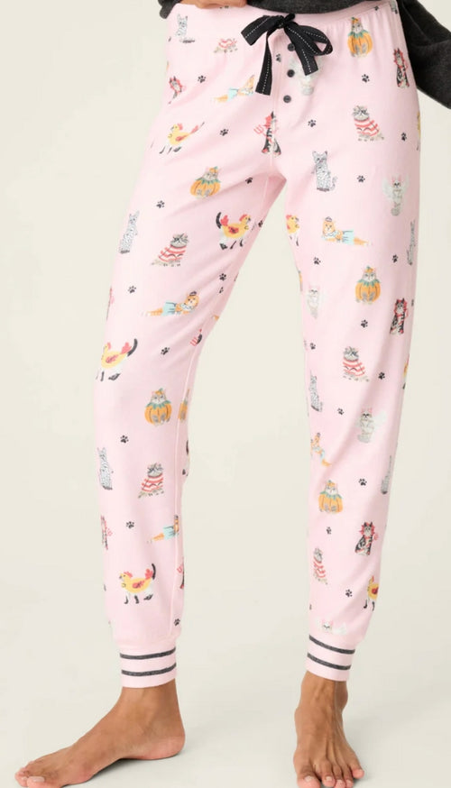 Jammie Pant Feline Spooky