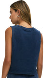Sloane V-Neck Denim Tank