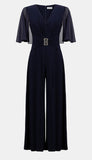 Wide Leg Jumpsuit With Cape