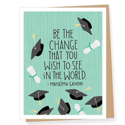 Mahatma Gandhi Quote-Grad