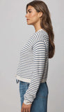 Amber Stripe Crop Cardigan