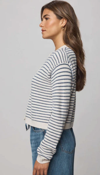 Amber Stripe Crop Cardigan