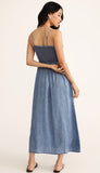 Bayside Chambray Maxi Dress