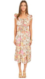 Floral Dunes Midi Dress