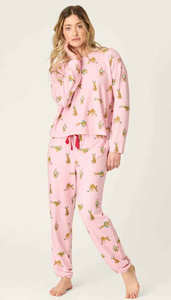 Long Sleeve Pj Top-Very Merry