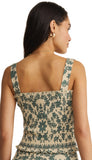 Leya Tera Paisley Smocked Top