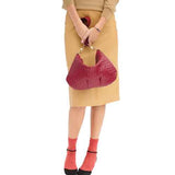 Moyen Messenger-Medium Woven Diagonal
