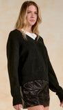 Deep V-Neck Sweater