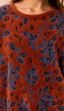 Elbow Sleeve Crew Neck Sweater