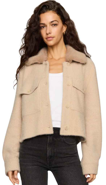 Elegant Knit Tailored Blazer