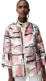 Abstract Print Boxy Jacket