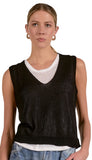 Sleeveless Sweater Layer Tee
