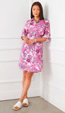 Floral Print Shirtdress