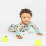 Dogs Bark Convertible Pajamas 3-6M
