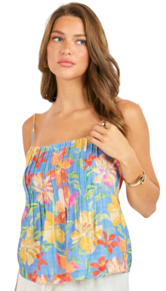 Beach Cowgirl Pleated Cami