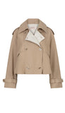 Short Balloon Trench Coat