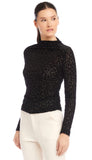 Khami Velvet Shirred Top