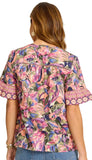 Garden Oasis Flutter Sleeve Top