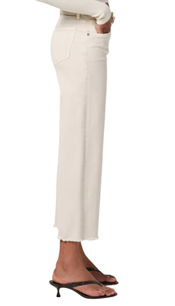Lyra Wide Leg Crop - Almondette