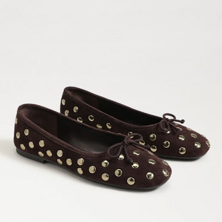 Kara Slingback Flat - Sand / Black