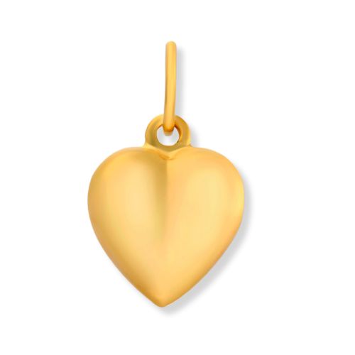 Medium Tag Pendant-Puffy Heart