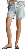 Nella High Rise Relaxed Short - Bleached Linen