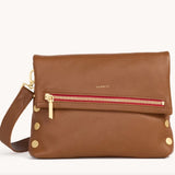 VIP Medium-Brush Gold ,Red Zip
