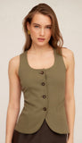 Joni Button Up Vest